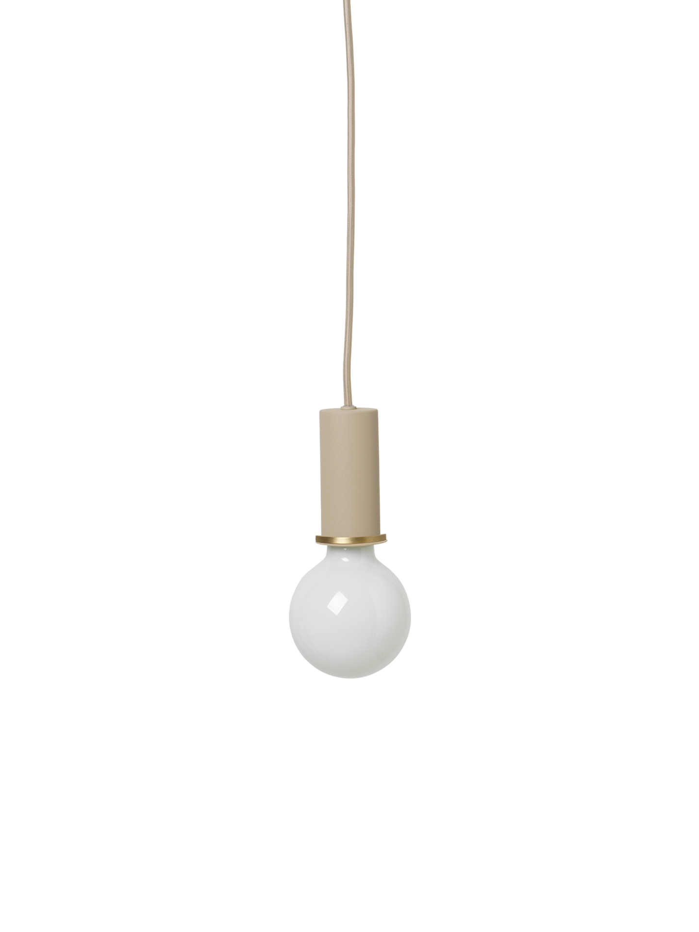 Ferm Living Socket Pendant Low In Neutral