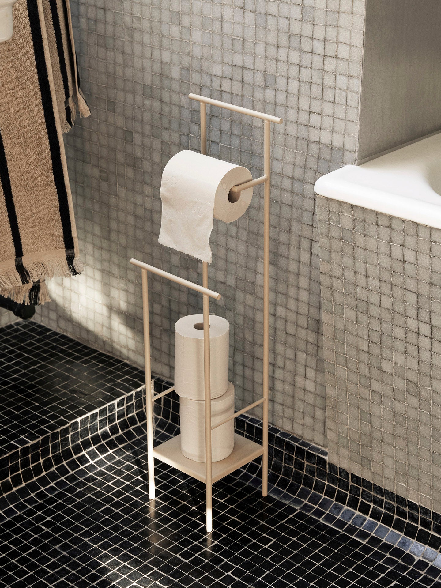 Dora Toilet Paper Stand - Cashmere