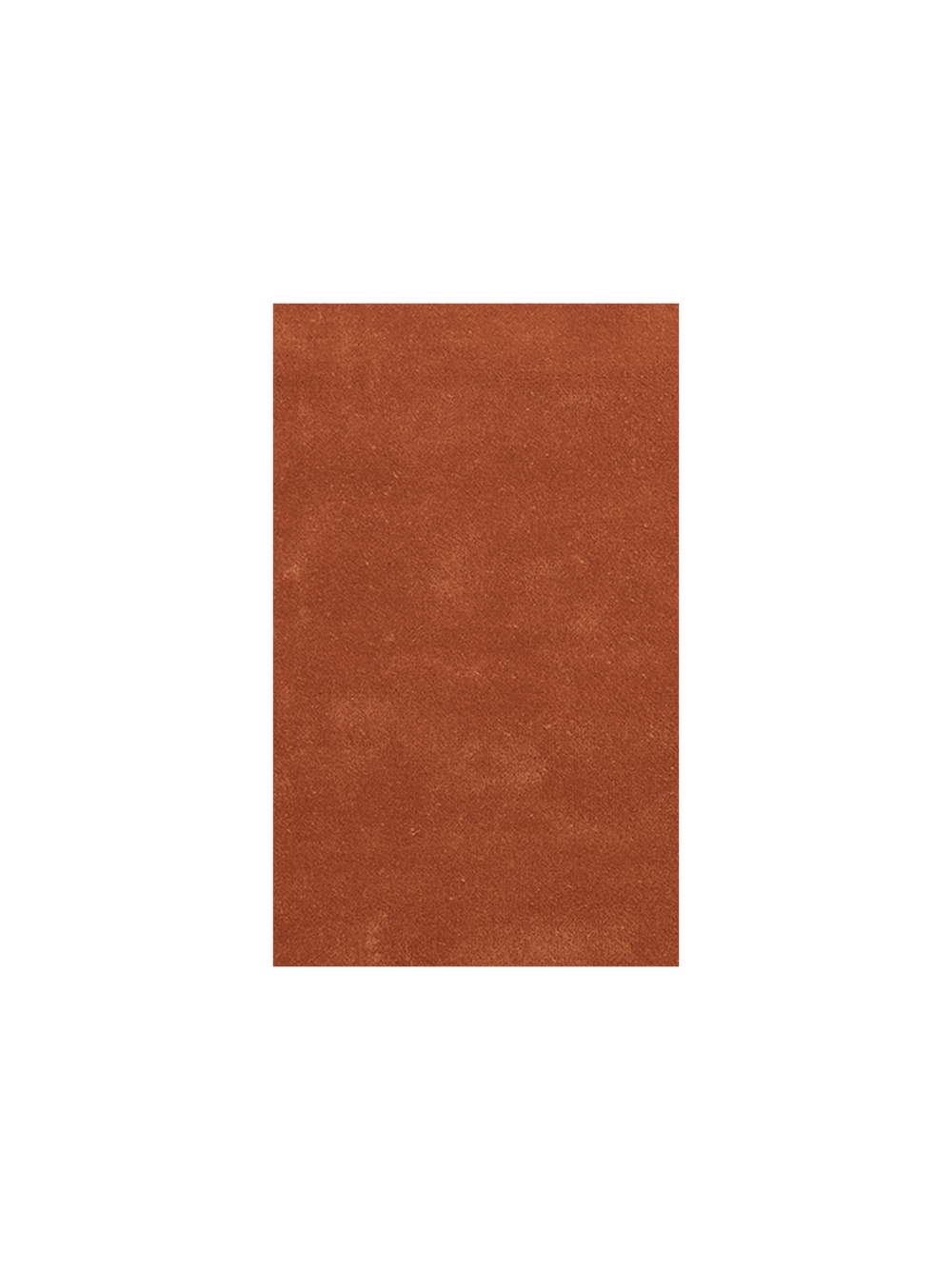 Stille Tufted rug sample in red brown