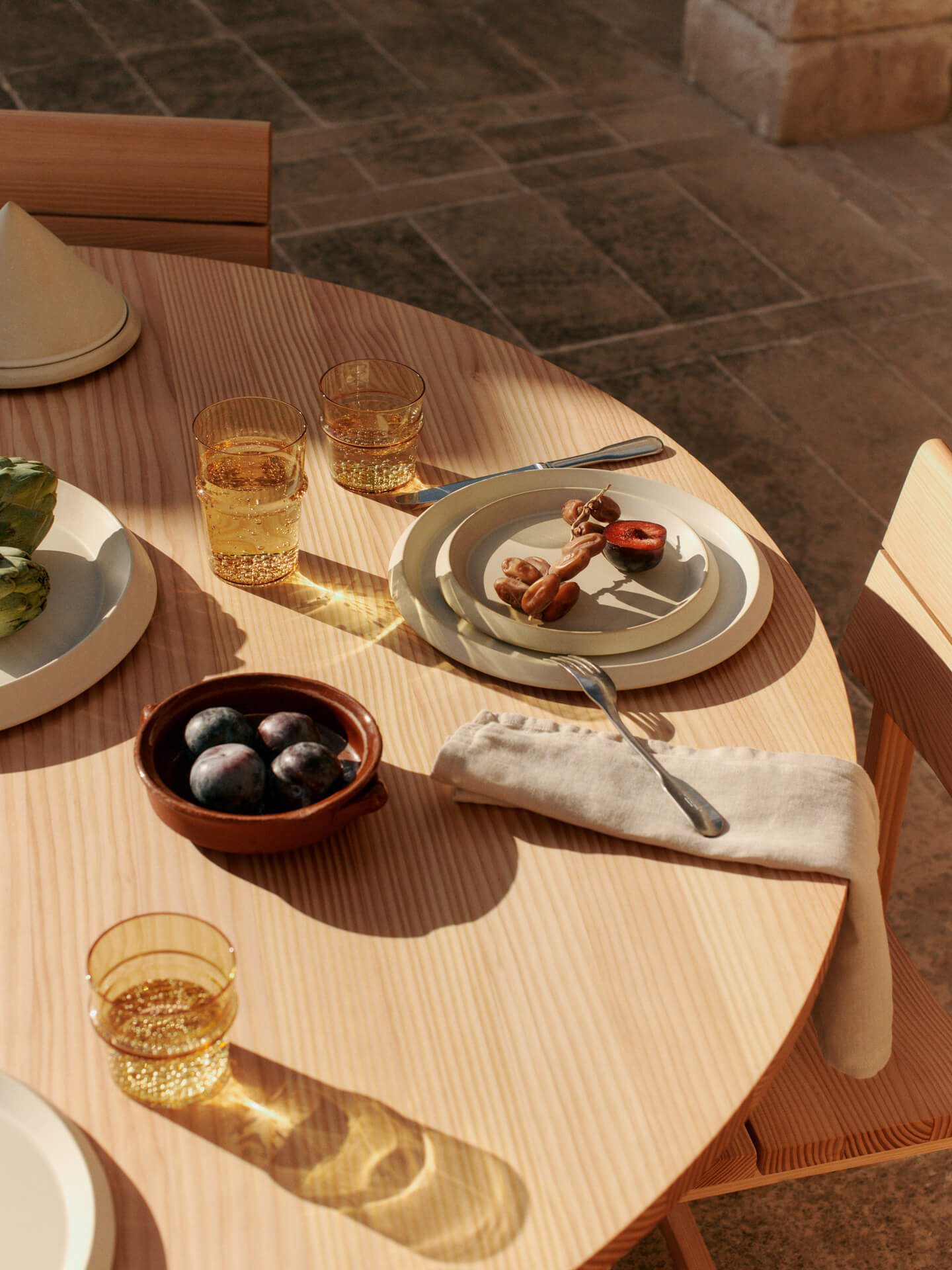 Erena Side Plate - Ø22 - Cream