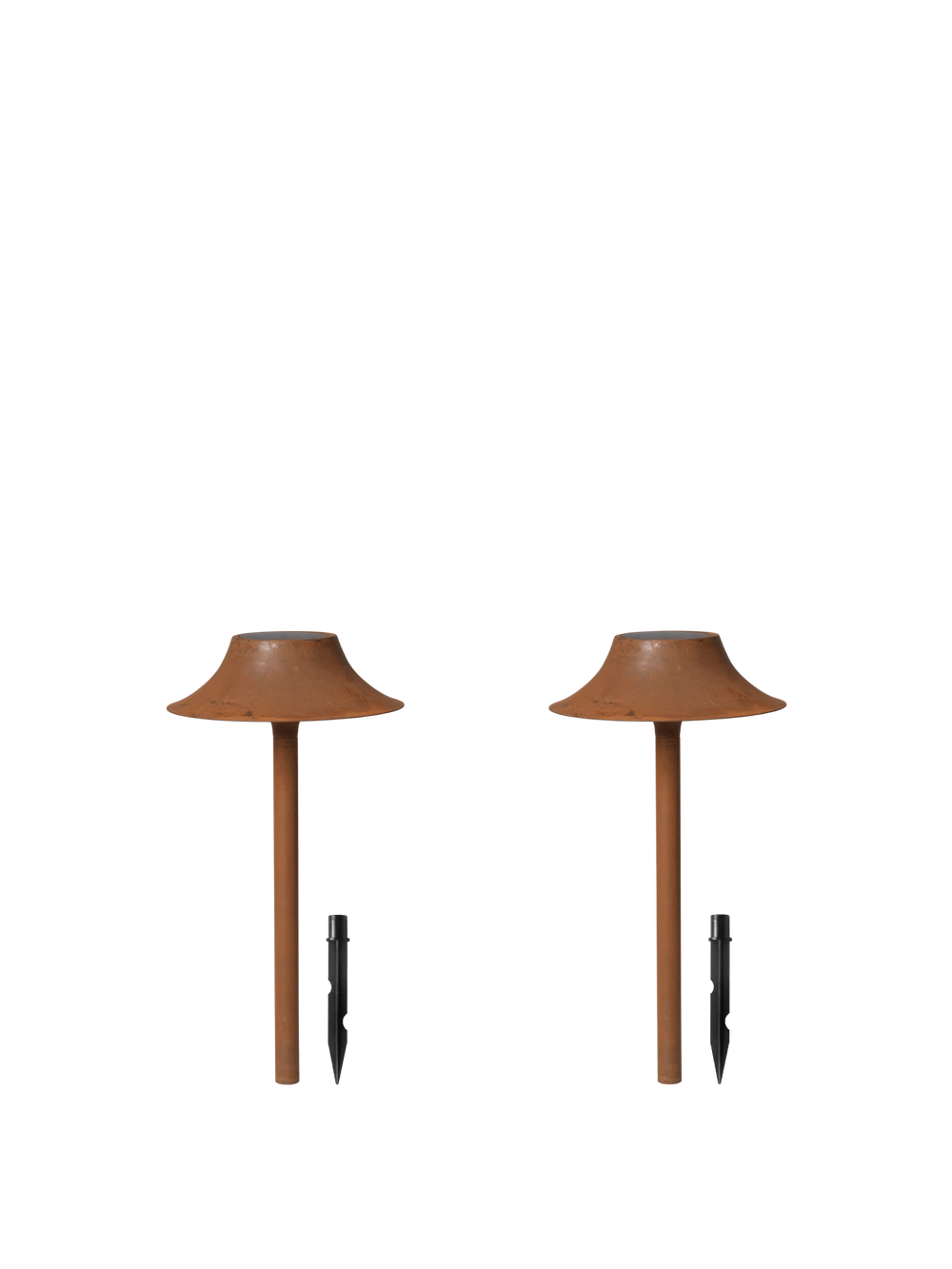Cortivo Outdoor Solar Light - Set of 2 - Gift Set - Rust