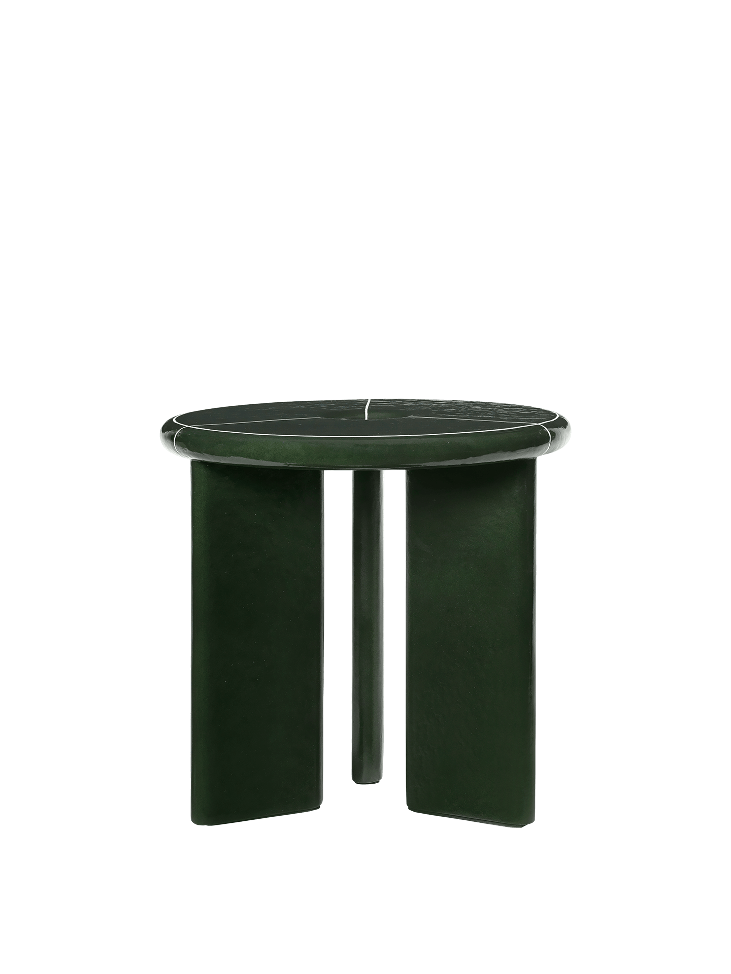 Deya Side Table - Ø47 cm - Dark Green – Ferm Living