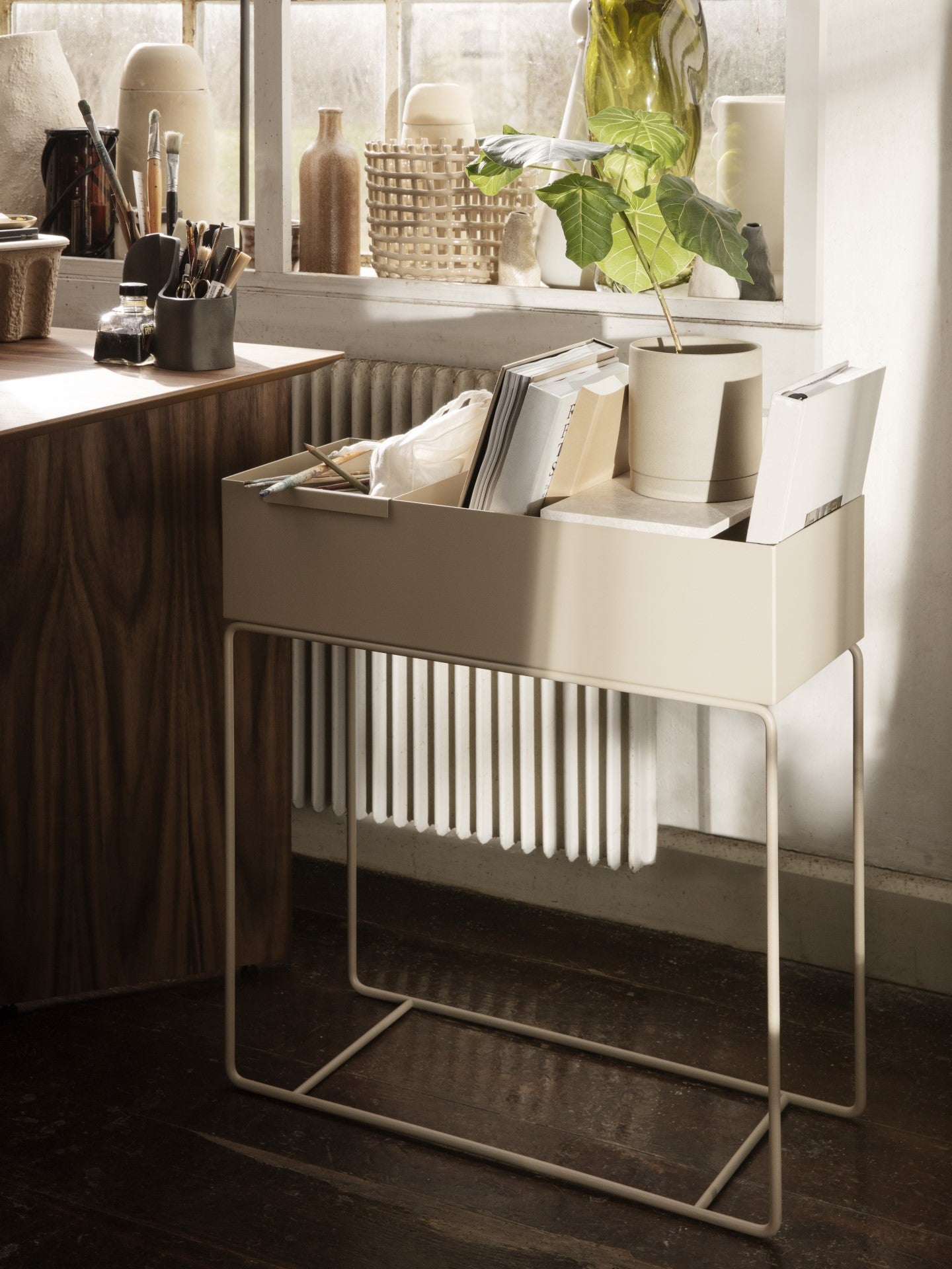【超美品】ferm living plant boxのみ Plant box in Cashmere | For plants and storage | Ferm Living