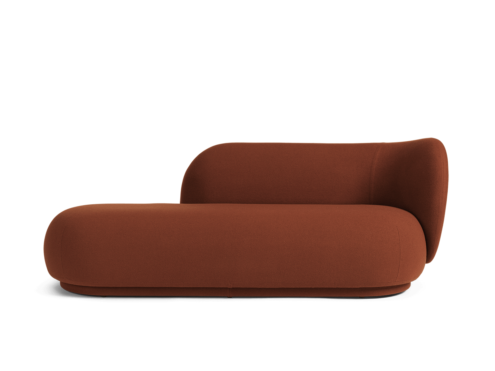 Rico Divan Right - Tonus - Red Brown | Ferm Living