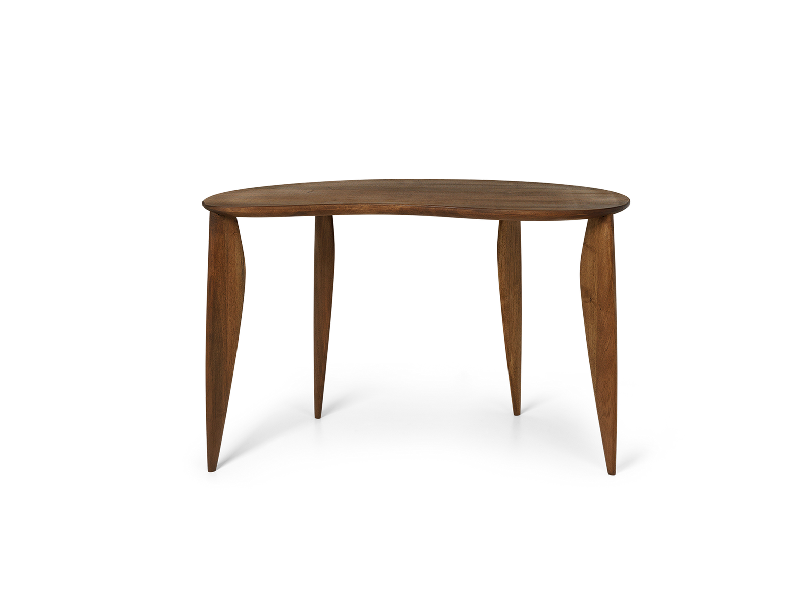 Feve Desk in Walnut | Organic bean shape | Ferm Living