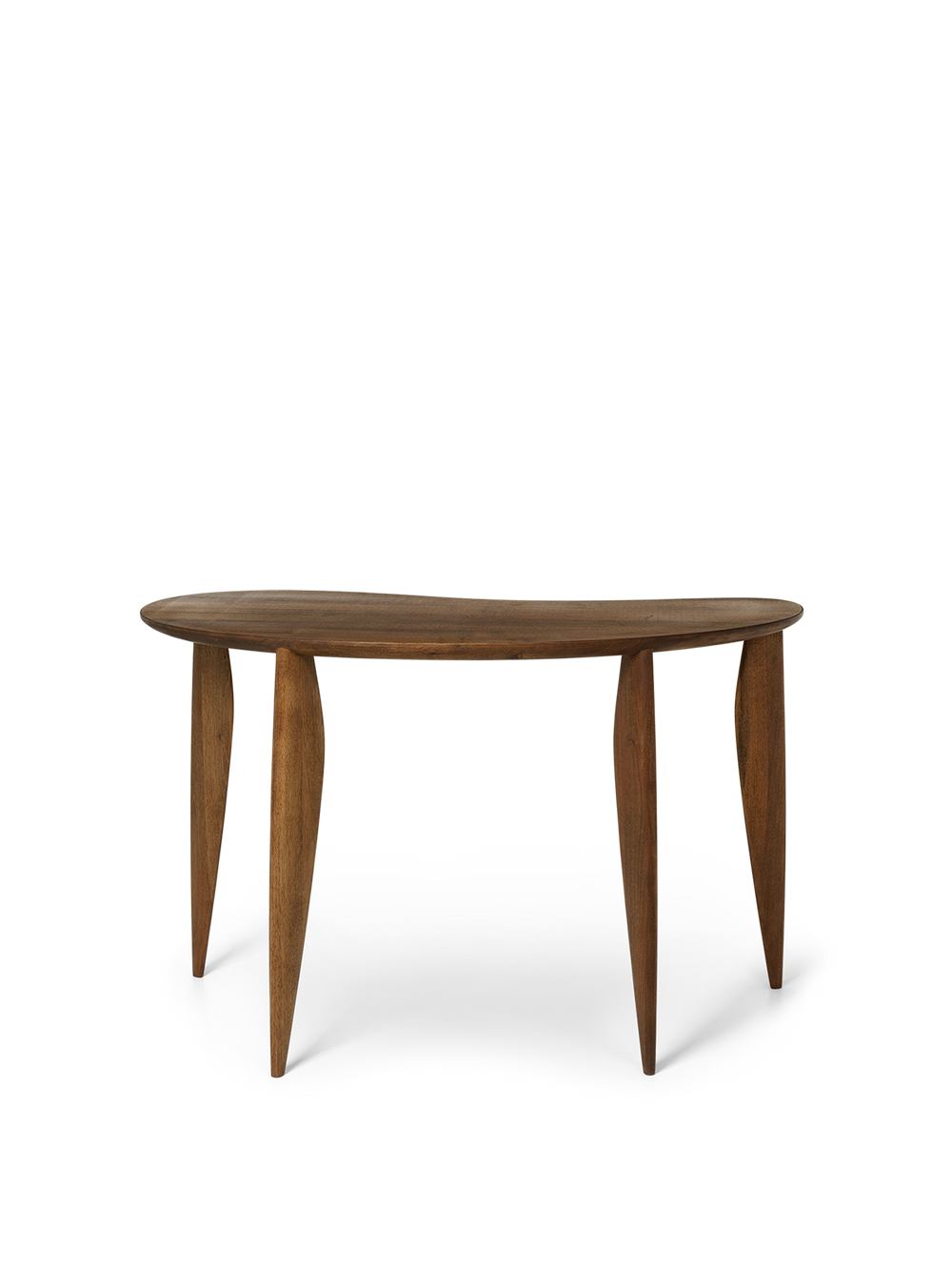 Feve Shape Feve Desk in Walnut | Organic bean shape | Ferm Living