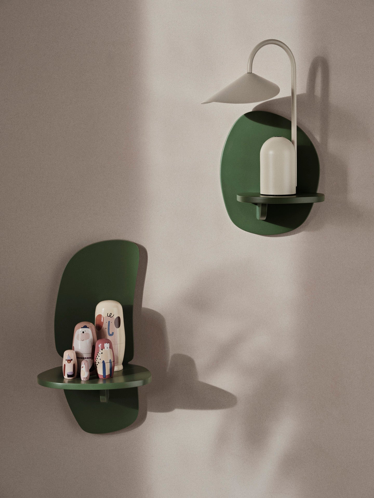 Pilu Shelf – Large – Green | Ferm Living