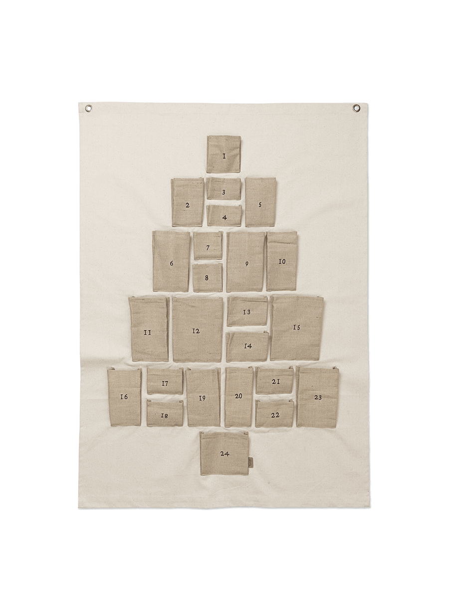 クリスマス ferm LIVING Pine Christmas Calendar Maxi Pine Christmas Calendar - Maxi - Natural | Ferm Living