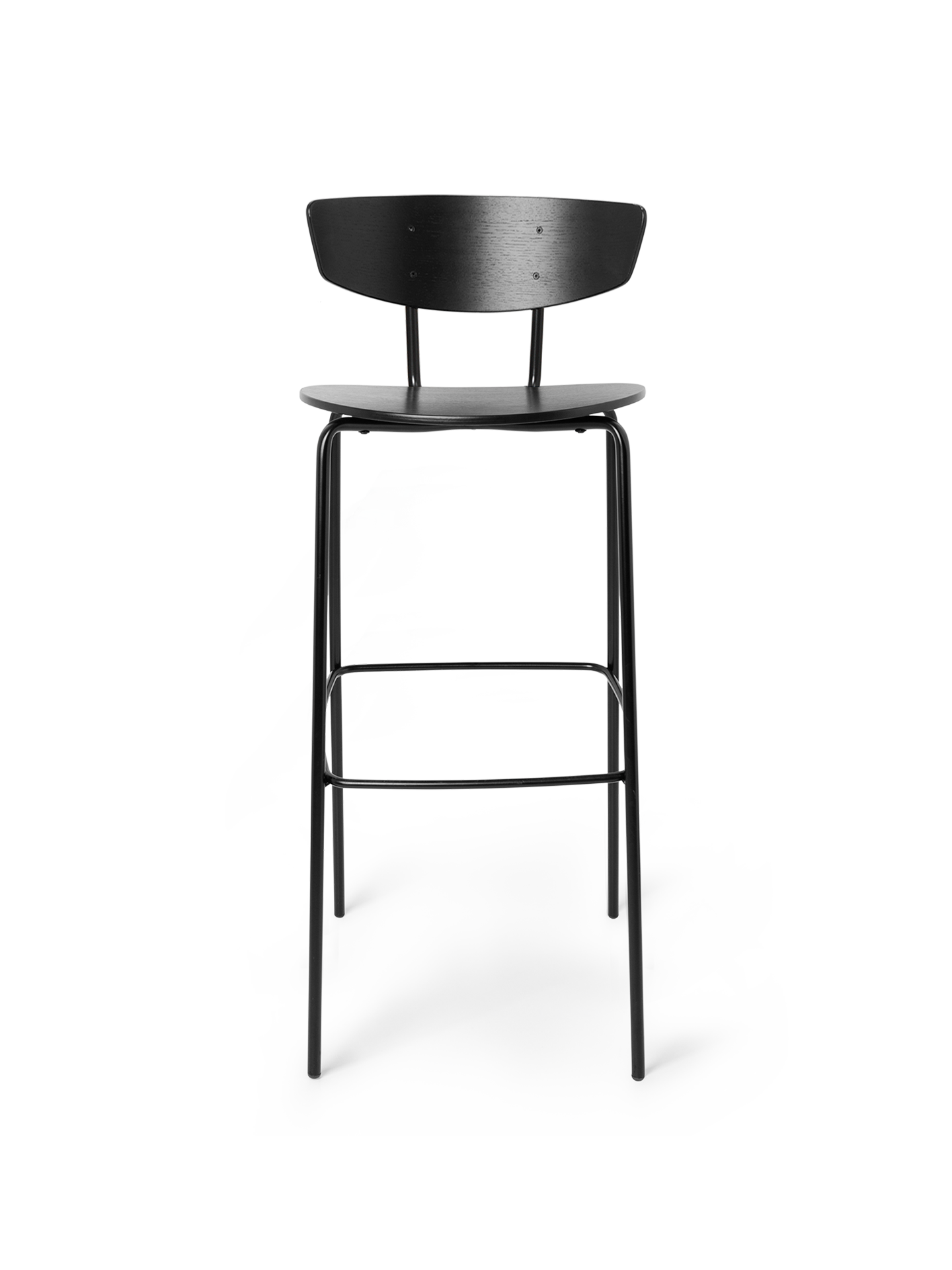 Herman Bar Chair High Black by Ferm Living