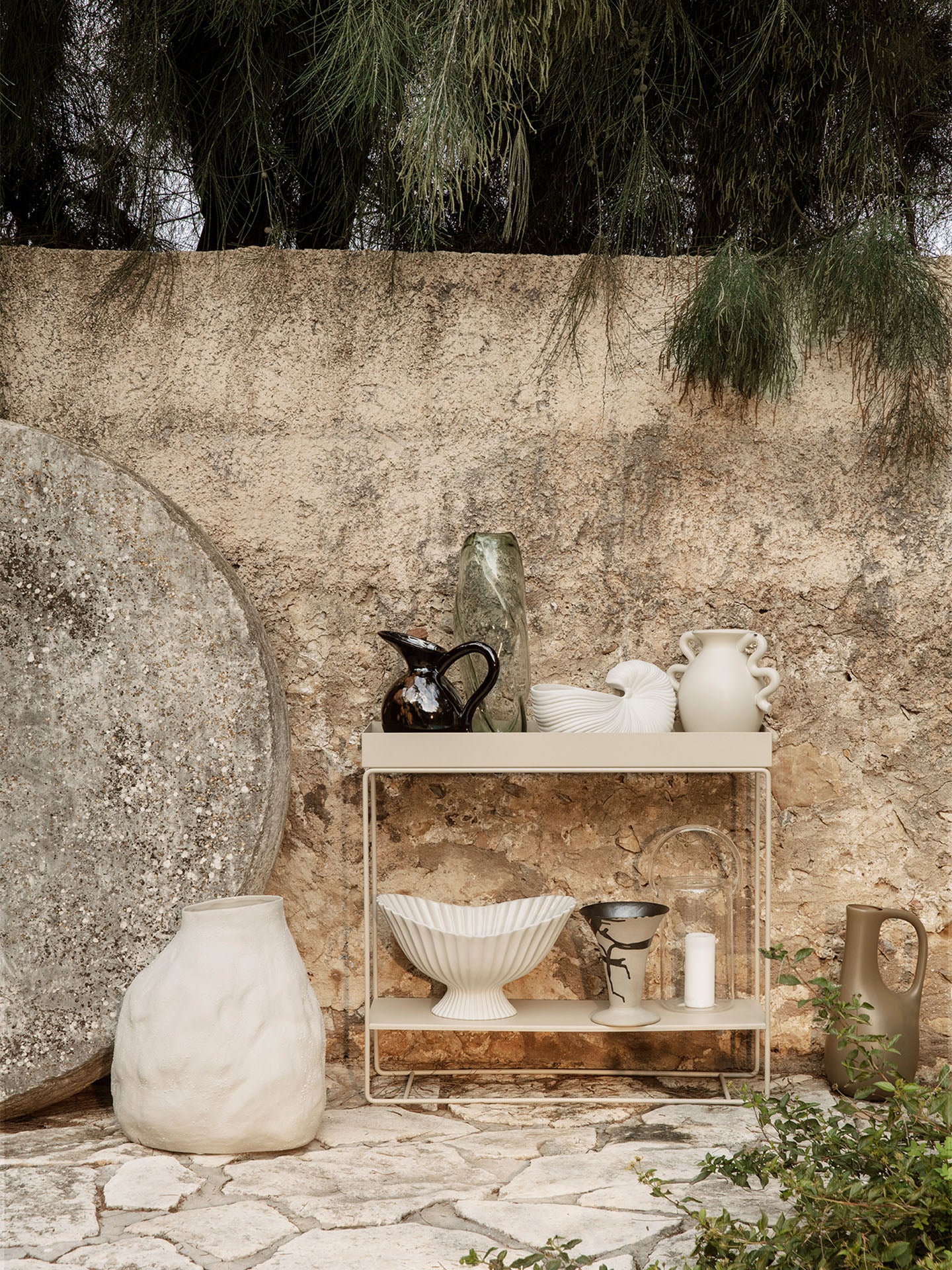 【超美品】ferm living plant boxのみ Plant box Two-Tier in Cashmere by Ferm Living | Taking the Plant